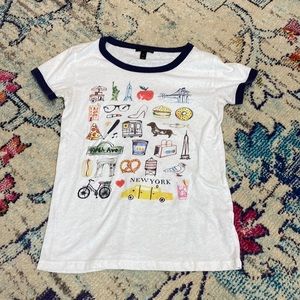 J crew graphic tee
